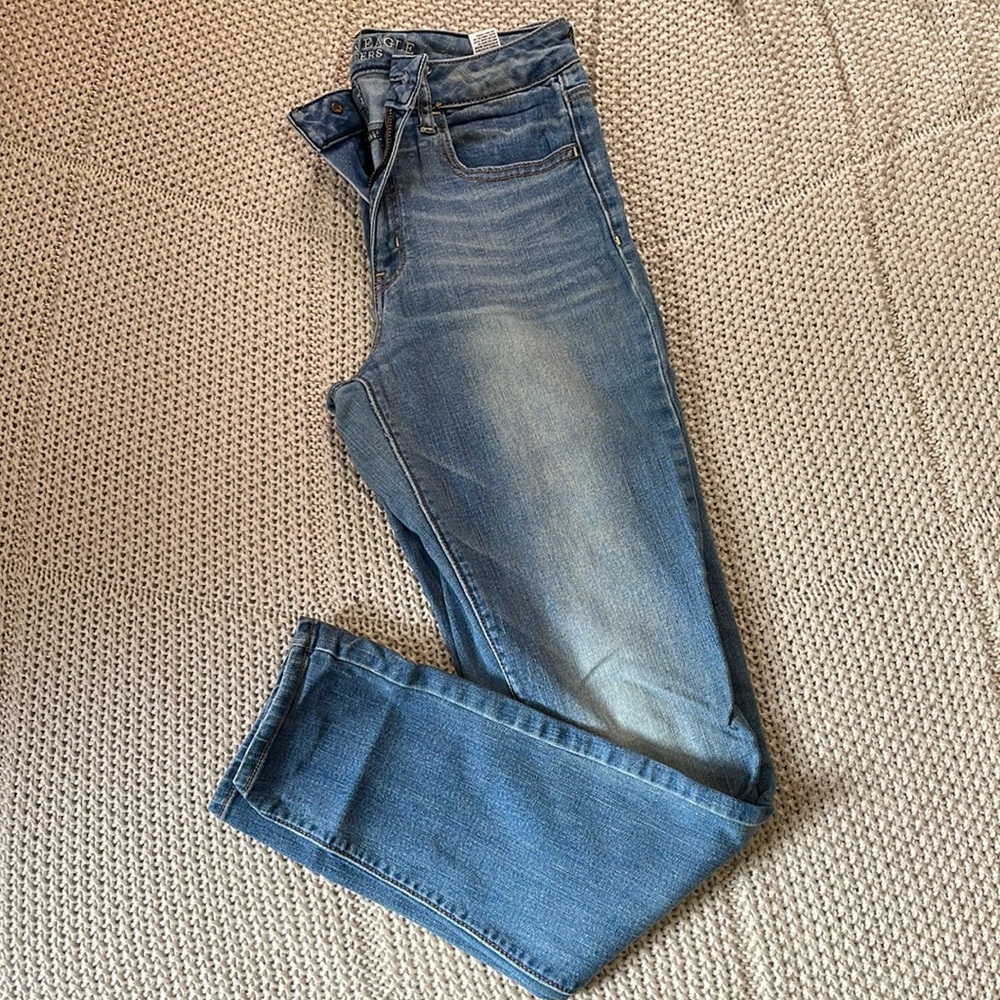 American Eagle Hi-Rise Jeggings Super Super Stretch